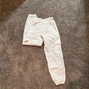 HALARA White Track Pants
